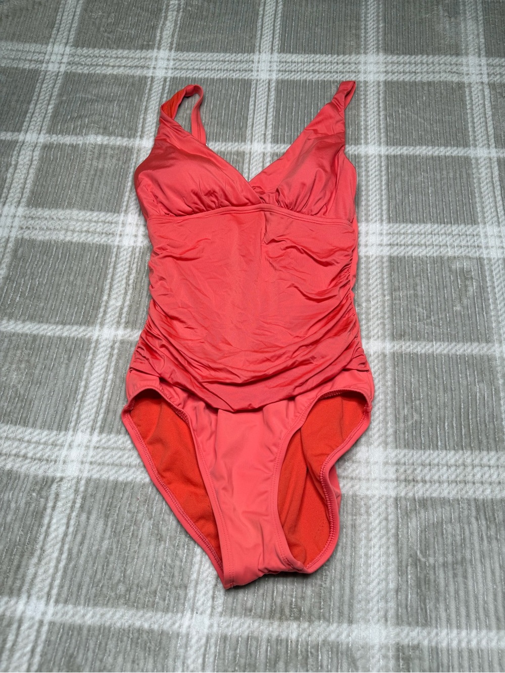 Jantzen Coral Pink One-Piece Swimsuit